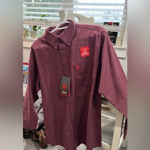 Ariat men’s western button up NWT